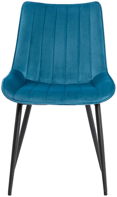 Mid Century Dining Chairs, Upholstered Metal Side Chair, Tufted Velvet Kitchen Chairs, Set of 4