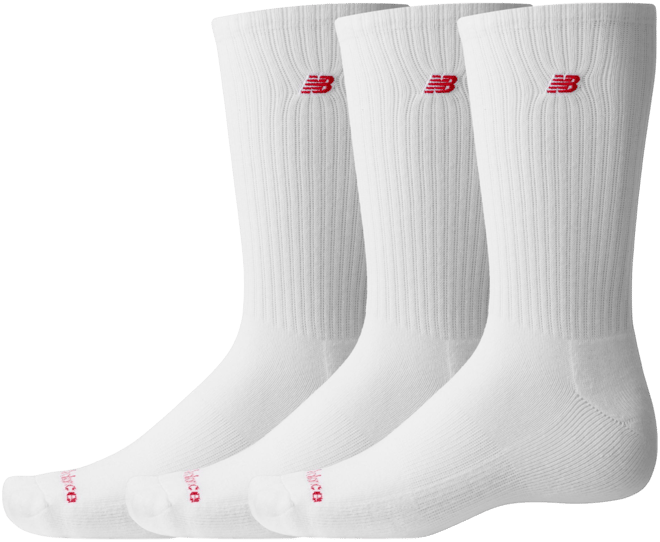 New Balance Unisex Patch Logo Crew 3 Pack