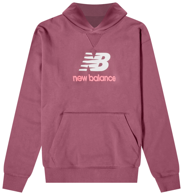 New Balance Män Athletics French Terry Logo Hoodie
