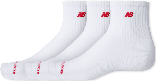 New Balance Unisex Patch Logo Ankle 3 Pack