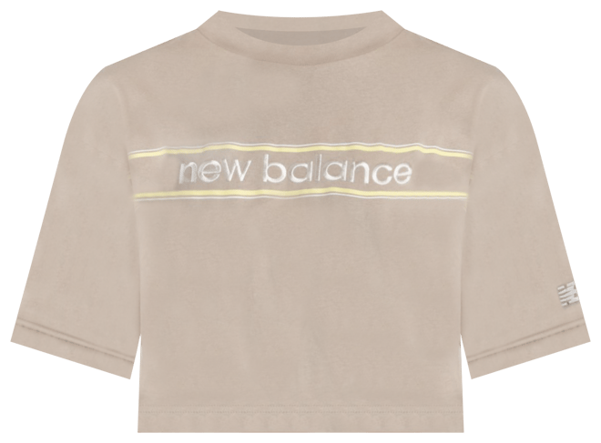 New Balance Kvinnor Athletics Linear Logo T-Shirt