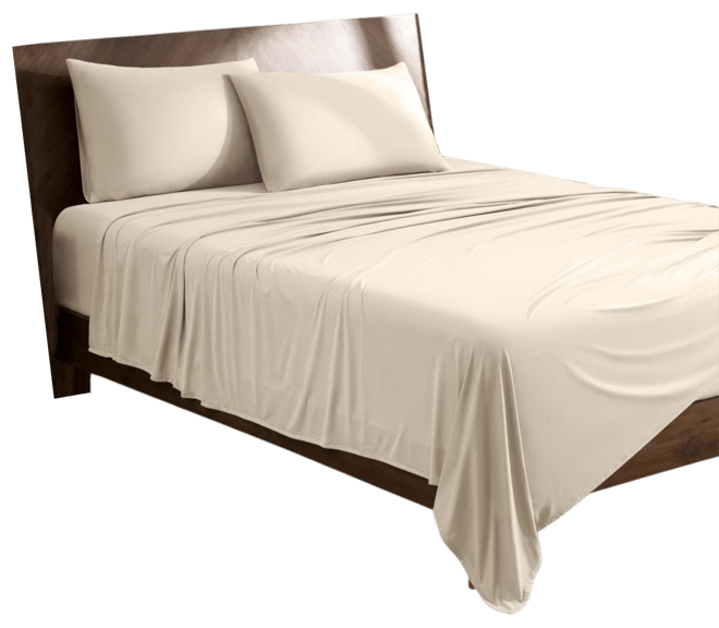 4 Way Microfiber Stretch Knit Sheet Set, Queen