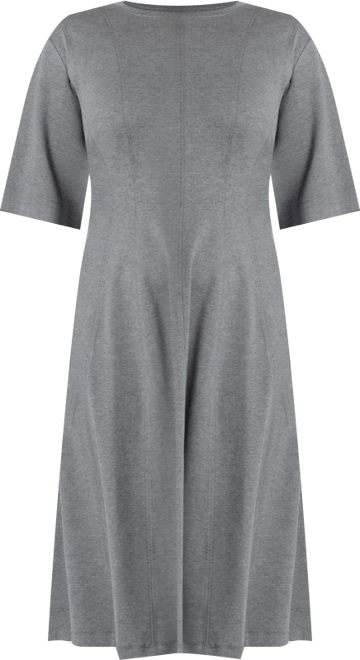 Women's Plus Size Seam Detail Ponte Work Dress