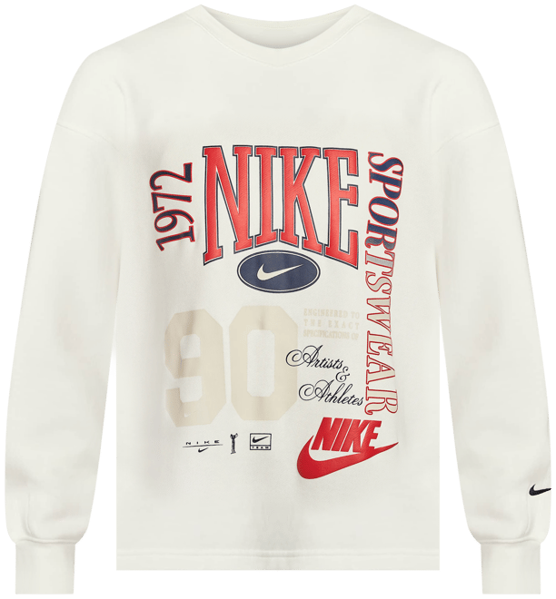 Nike Sportswear Women's Oversized Crew-Neck French Terry Sweatshirt