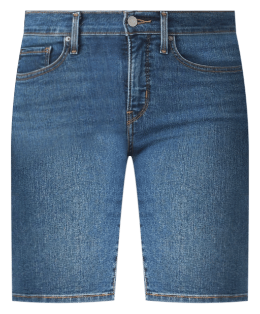 Plus Size Mid-Rise Shaping Bermuda Shorts