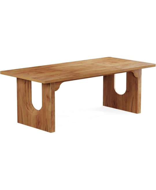 Modern Dining Table for 6 to 8 People, 71" Large Kitchen Dining Table, Rectangular Long Dinner Table for Kitchen, Dining Room, Living