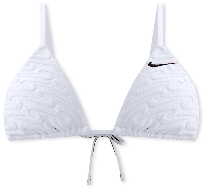 Nike Swim Swoosh Link Women's Terry Triangle Bikini Top