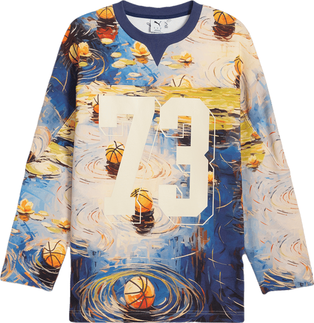PUMA Dylan Exhibit Hockey-Inspired Men's Basketball Sweater
