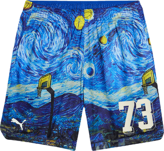 PUMA Dylan Exhibit Men's 7" All-Over-Print Shorts