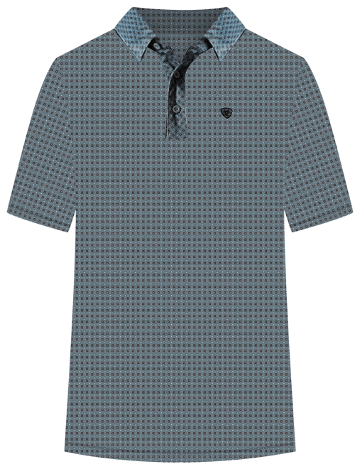 Men's All Over Print Polo Shirt