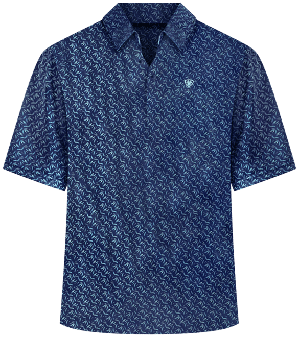 Men's All Over Print Polo Shirt