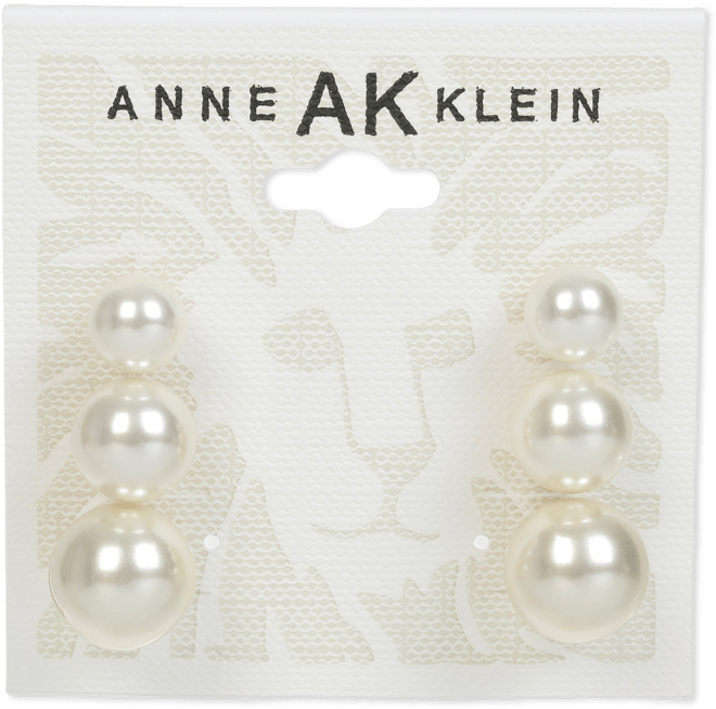 Anne Klein Trio Earring Set