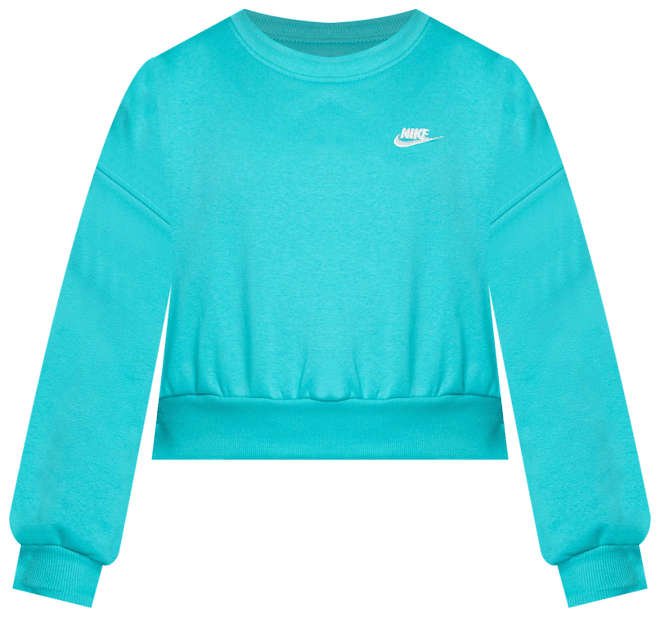 Nike Sportswear Club Fleece Girls' Boxy Crew-Neck Sweatshirt
