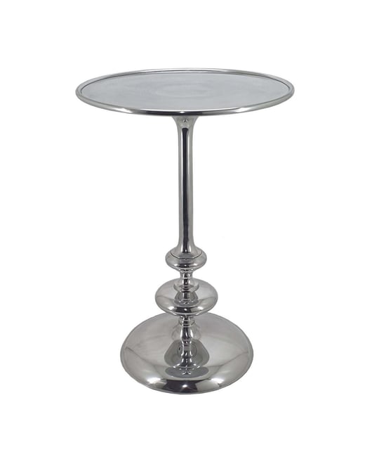 Modern Aluminum Side Table Sleek and Durable Accent for Living Room, Bedroom, or Office