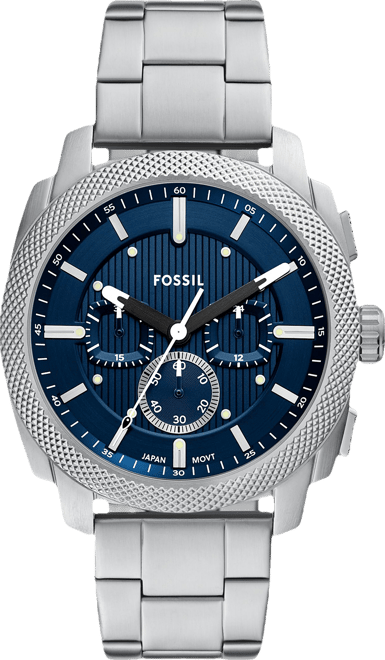 Men's Machine Chronograph Stainless Steel Watch, 44mm