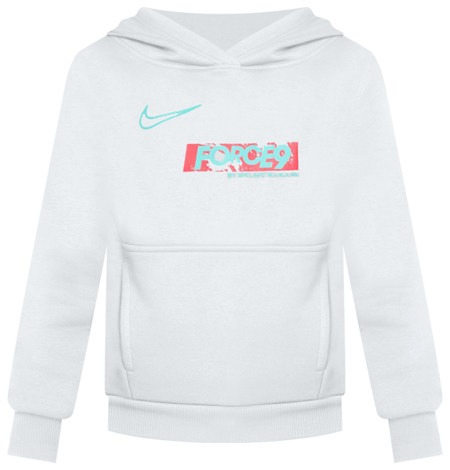 Erling Haaland Club Fleece Sudadera con gorro para niños talla grande