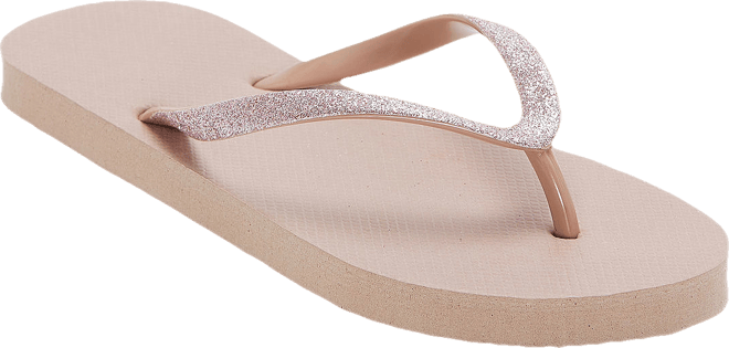 Mixit Womens Glitter Zori Flip-Flops