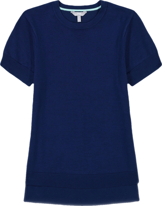IZOD Womens Skylar Performance Stretch Short Sleeve Sweater
