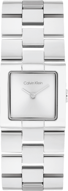 Women's Ck Meridian Silver Tone Stainless Steel Bracelet Watch, 22mm