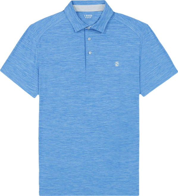 IZOD Mens Titleholder Heather Short Sleeve Golf Polo