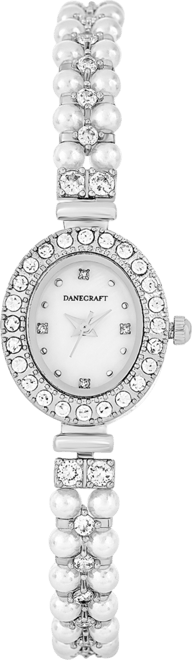 Women's Fine Silver Plated Analog Watch