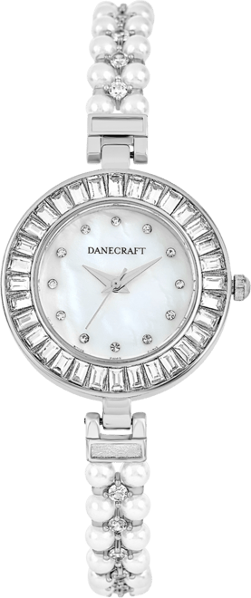 Women's Fine Silver Plated Analog Watch