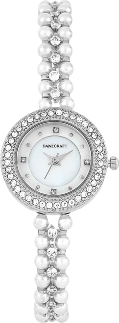 Women's Fine Silver Plated Analog Watch