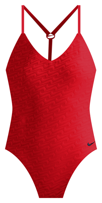 Nike Swim Swoosh Link Women's Terry Y-Back One-Piece