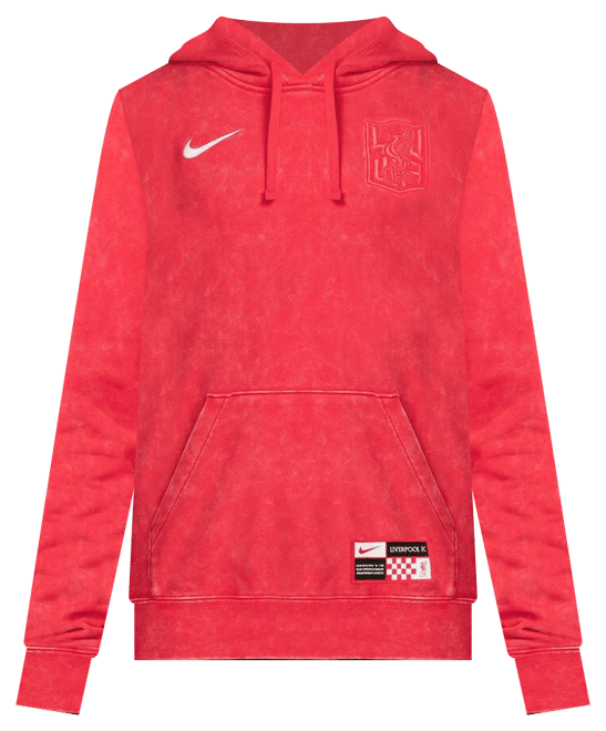 Women's Red Liverpool 2024/25 Third Club Fleece Pullover Hoodie