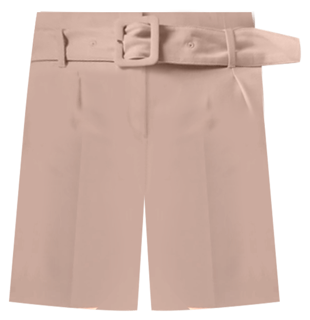 Extra High-Rise Belted Tailored Shorts