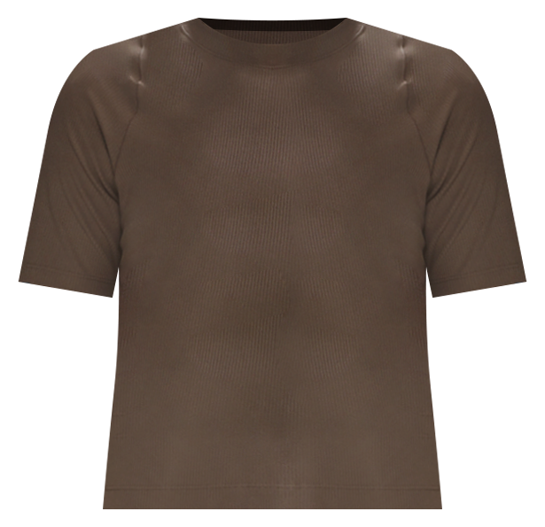 Nike Zenvy Rib Kortärmad tröja Dri-FIT för kvinnor