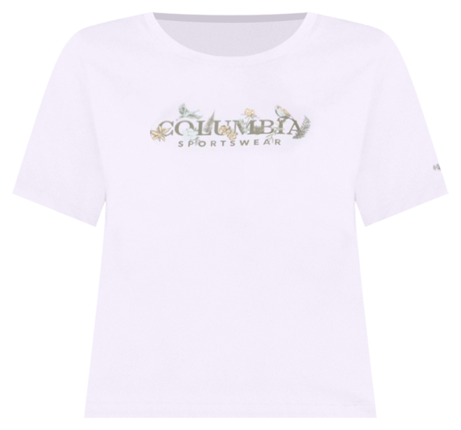 売れ筋商品|||コロンビア カットソー トップス レディース Women's Rolling Bend Graphic Short Sleeve Top White, Stacked Gem Women's Rolling Bend Graphic Relaxed Crop Short Sleeve Shirt
