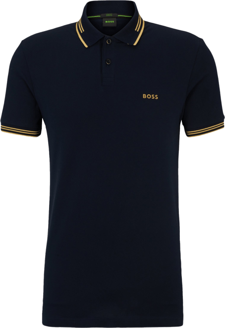 Boss by  Men's Stretch-Cotton Slim-Fit Polo Shirt