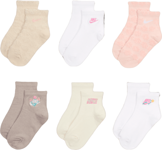 Nike Flow-Ral Little Kids' Ankle Socks (6 Pairs)