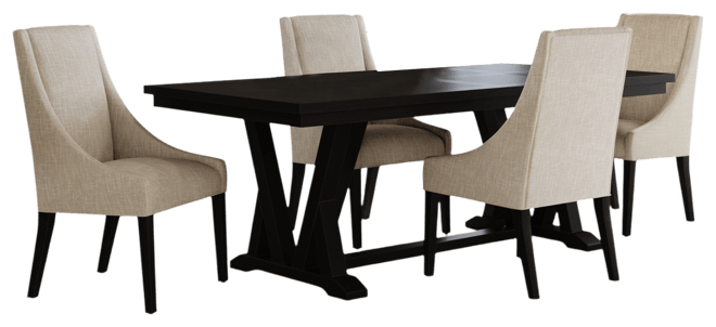 Sterling 5-Pc. Rectangular Dining Set (Table & 4 Chairs)