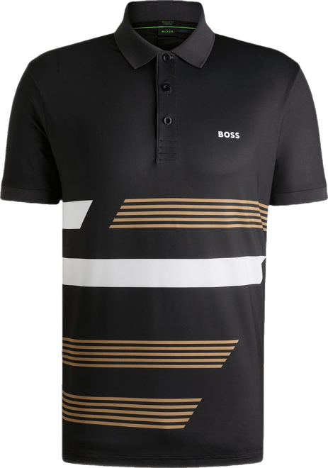 Boss by  Men's Stripe Print Regular-Fit Paddy Polo