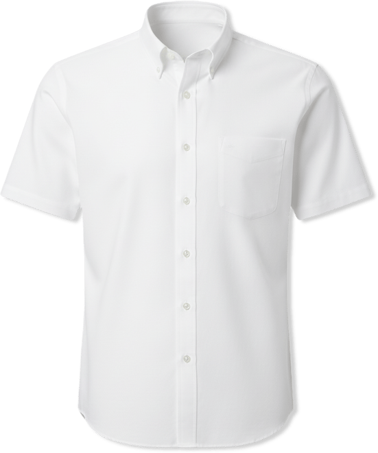 Men's Short Sleeve Oxford Dress Shirt