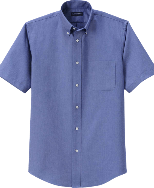 Men's Short Sleeve Oxford Dress Shirt