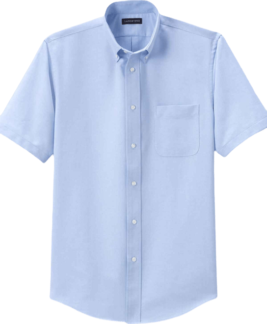 Men's Short Sleeve Oxford Dress Shirt