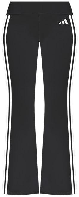 Optime Essentials 3 Stripes Flared Leggings