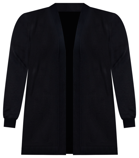 Plus Size Open-Front Cardigan Sweater