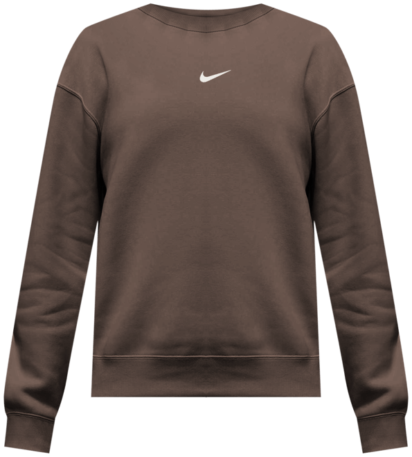 Nike Sportswear Phoenix Fleece เสื้อวอร์มคอกลมขนาดโอเวอร์ไซส์ผู้หญิง