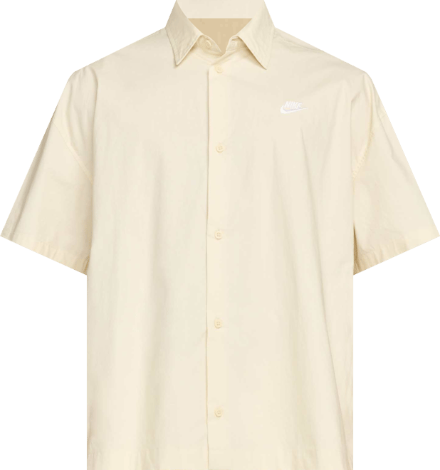 Nike Club Playera de manga corta con botones para hombre