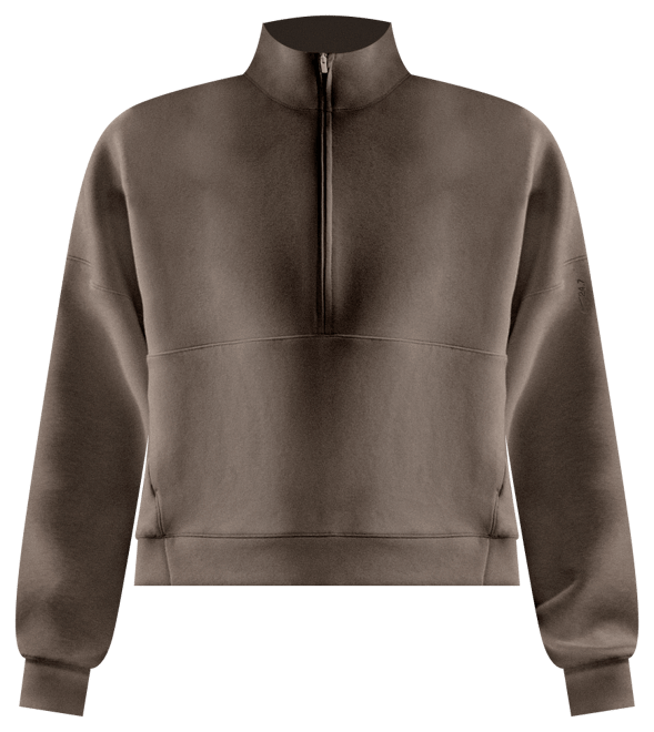 Nike 24.7 ImpossiblySoft Parte de arriba Dri-FIT oversize con media cremallera - Mujer