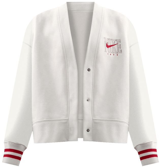 ナイキ スポーツウェア フェニックス フリース ウィメンズ オーバーオーバーサイズド グラフィック カーディガン