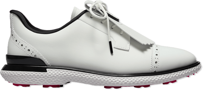 G/FORE Women's Gallivan2r Brogue Cap Toe Golf Shoes Snow/Onyx