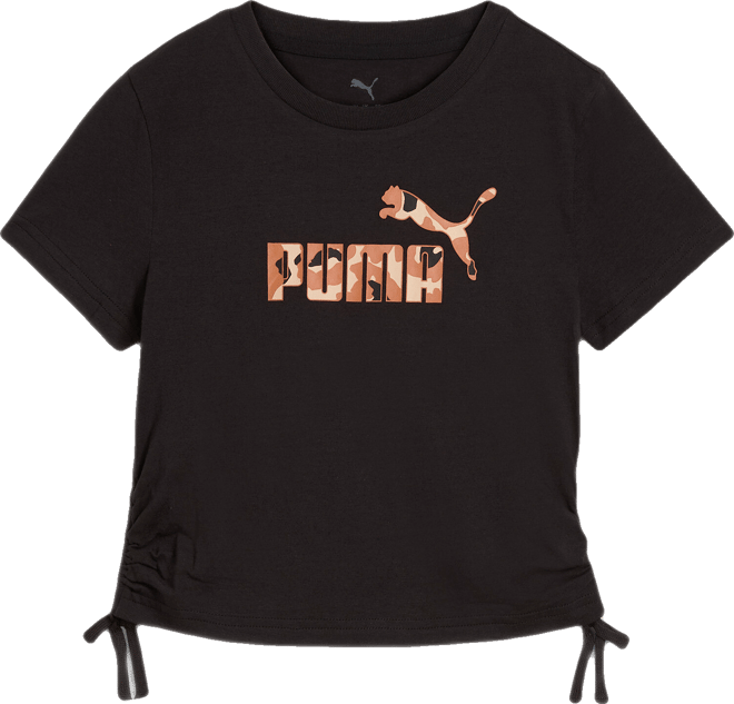 PUMA Essentials Animal Logo Infill Big Kids' Knotted T-Shirt