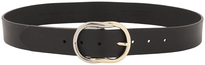 Mixed Metal Buckle Belt
