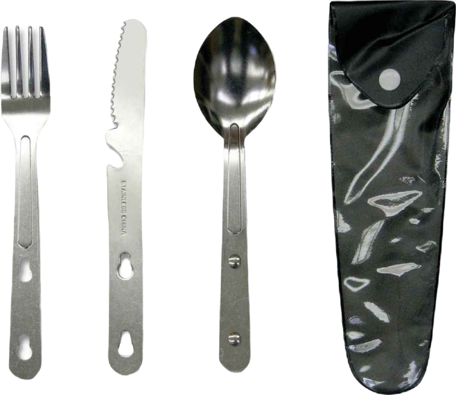 Stainless Steel Knife, Fork & Spoon Set