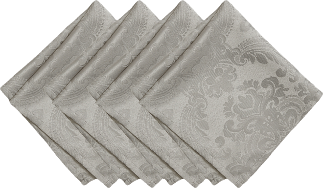 Caiden Elegance Damask Napkin, Set of 4